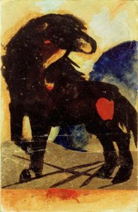 Cavallino nero da Franz Marc